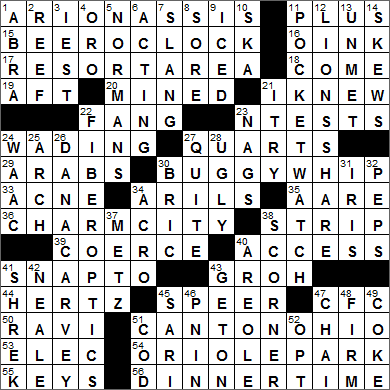 0710-15 New York Times Crossword Answers 10 Jul 15, Friday