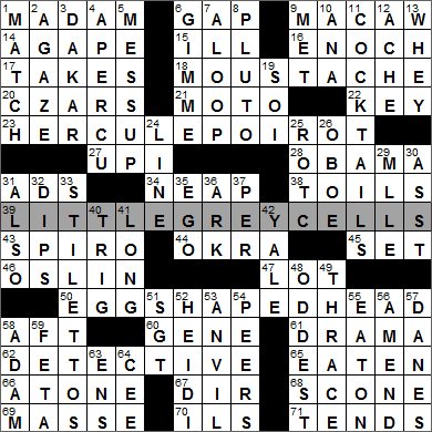 0803-15 New York Times Crossword Answers 3 Aug 15, Monday