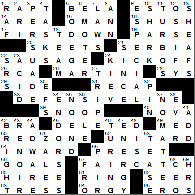 0923-15 New York Times Crossword Answers 23 Sep 15, Wednesday
