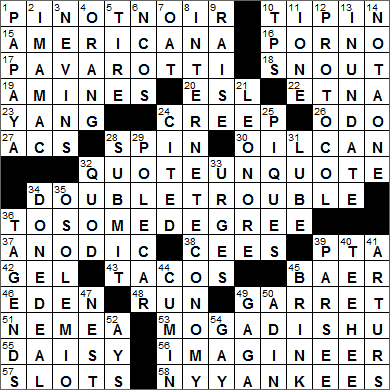 0925-15 New York Times Crossword Answers 25 Sep 15, Friday