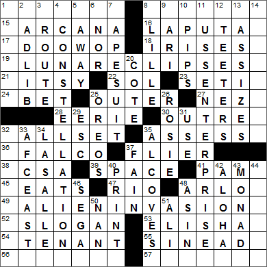 1017-15 New York Times Crossword Answers 17 Oct 15, Saturday