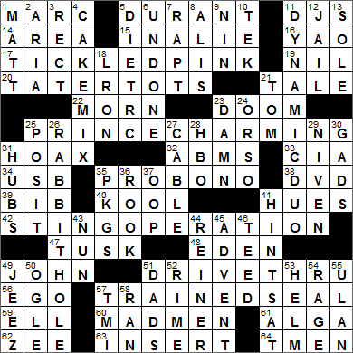 1007-15 New York Times Crossword Answers 7 Oct 15, Wednesday