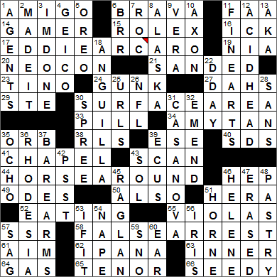 1117-15 New York Times Crossword Answers 17 Nov 15, Tuesday