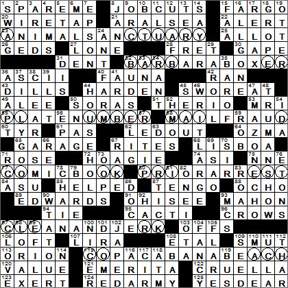 1101-15 New York Times Crossword Answers 1 Nov 15, Sunday