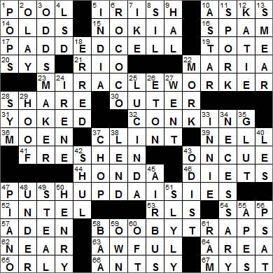 1102-15 New York Times Crossword Answers 2 Nov 15, Monday