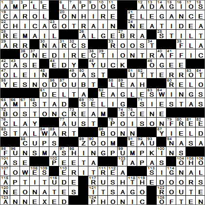 1213-15 New York Times Crossword Answers 13 Dec 15, Sunday