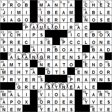 1230-15 New York Times Crossword Answers 30 Dec 15, Wednesday