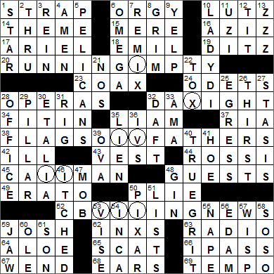 1203-15 New York Times Crossword Answers 3 Dec 15, Thursday