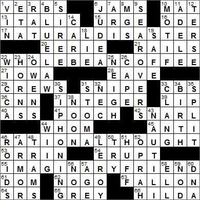 0210-16 New York Times Crossword Answers 10 Feb 16, Wednesday