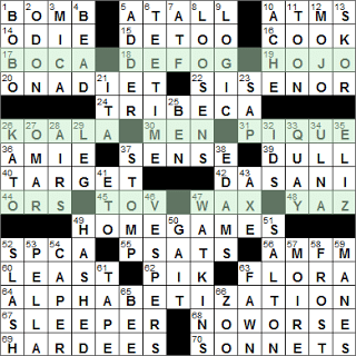 0322-16 New York Times Crossword Answers 22 Mar 16, Tuesday