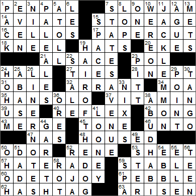 0325-16 New York Times Crossword Answers 25 Mar 16, Friday