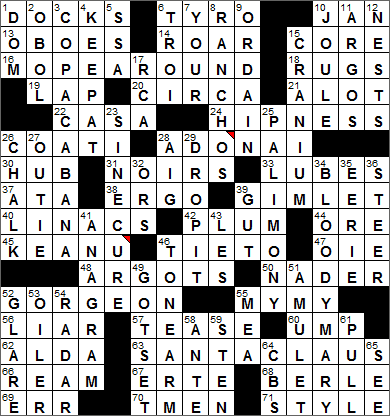 0616-16 New York Times Crossword Answers 16 Jun 16, Thursday