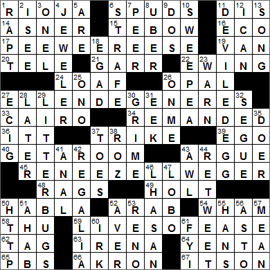 0627-16 New York Times Crossword Answers 27 Jun 16, Monday