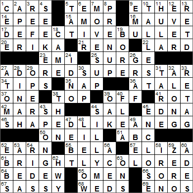 0630-16 New York Times Crossword Answers 30 Jun 16, Thursday