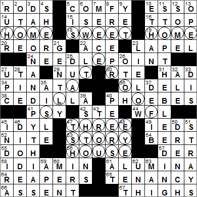 0607-16 New York Times Crossword Answers 7 Jun 16, Tuesday