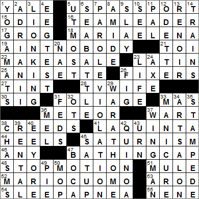 0716-16 New York Times Crossword Answers 16 Jul 16, Saturday