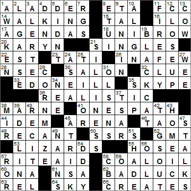 0721-16 New York Times Crossword Answers 21 Jul 16, Thursday