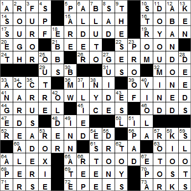 0816-16 New York Times Crossword Answers 16 Aug 16, Tuesday