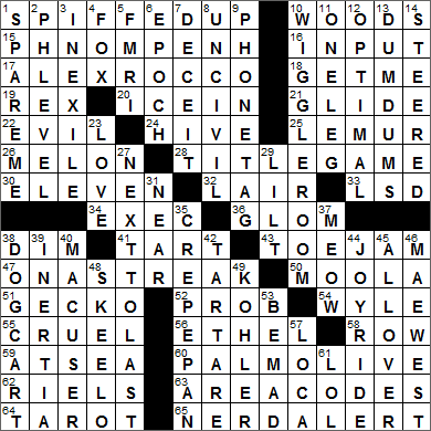 0910-16 New York Times Crossword Answers 10 Sep 16, Saturday