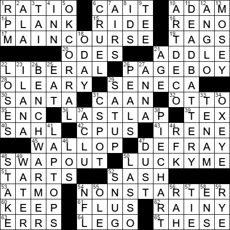 1017-16 New York Times Crossword Answers 17 Oct 16, Monday