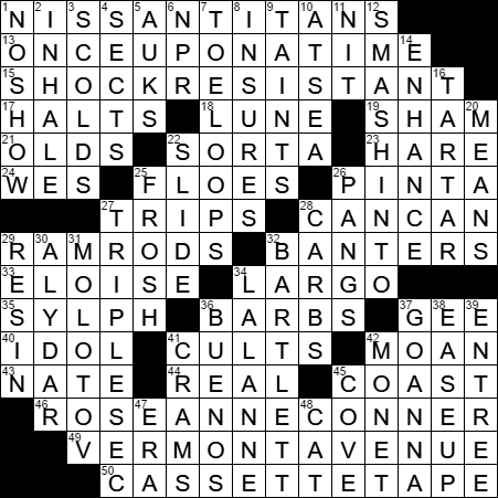 1029-16 New York Times Crossword Answers 29 Oct 16, Saturday
