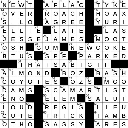 1111-16 New York Times Crossword Answers 11 Nov 16, Friday