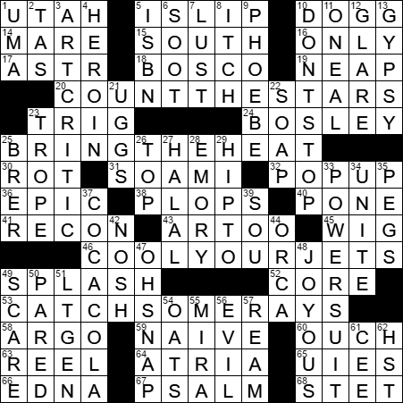 1109-16 New York Times Crossword Answers 9 Nov 16, Wednesday
