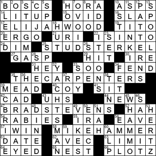 1228-16 New York Times Crossword Answers 28 Dec 16, Wednesday