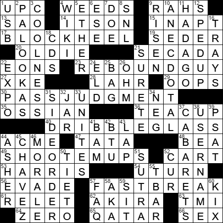 0118-17 New York Times Crossword Answers 18 Jan 17, Wednesday