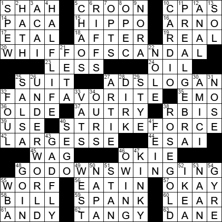 0627-17 New York Times Crossword Answers 27 Jun 17, Tuesday