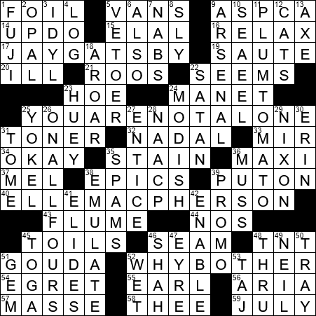 0704-17 New York Times Crossword Answers 4 Jul 17, Tuesday