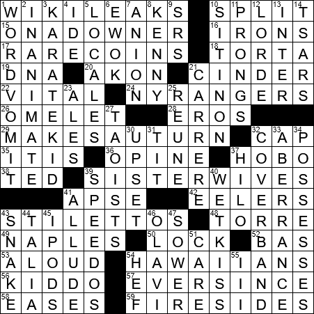 Source Of Embarrassment For Some Public Officials Crossword Clue