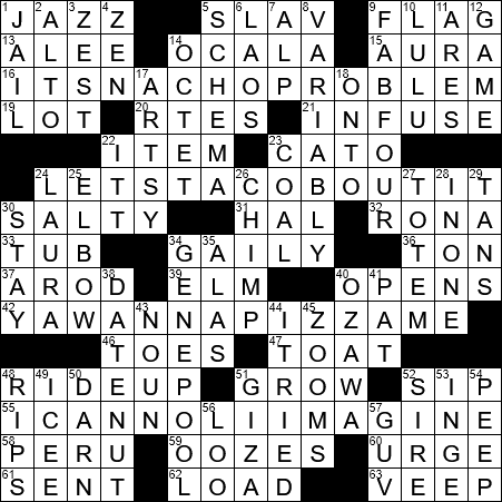 Maestro, musica! A music themed italian language crossword puzzle