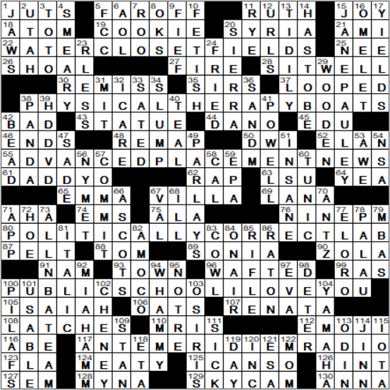 Oyster plant crossword clue