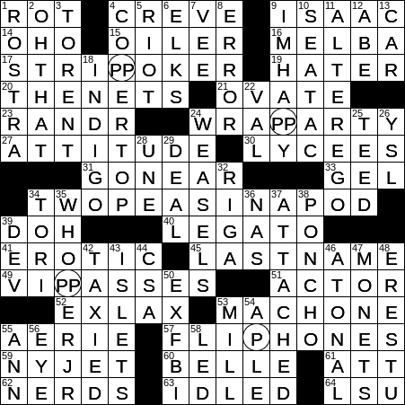 1118-20 NY Times Crossword 18 Nov 20, Wednesday