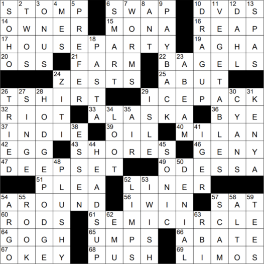 0913-21 NY Times Crossword 13 Sep 21, Monday 