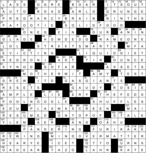 1114-21 NY Times Crossword 14 Nov 21, Sunday