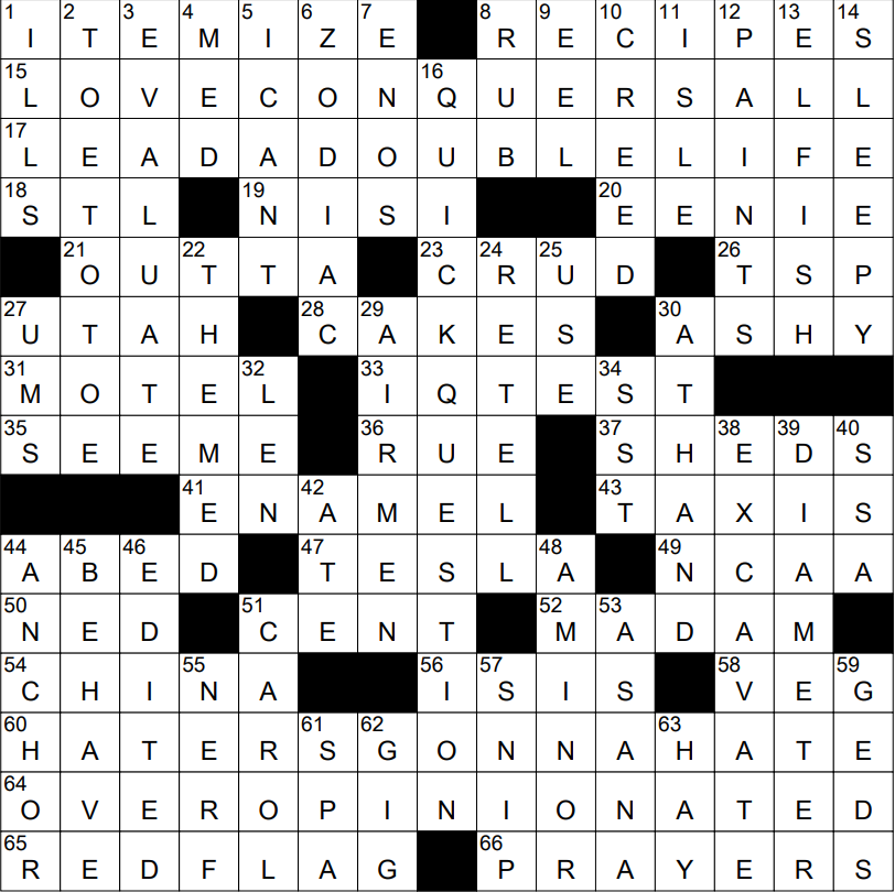 0325 22 Ny Times Crossword 25 Mar, Coat In The Winter New York Times Crossword