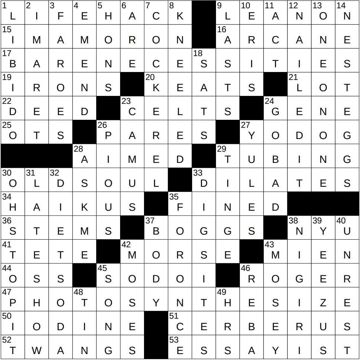modern family actress winter crossword puzzle clue