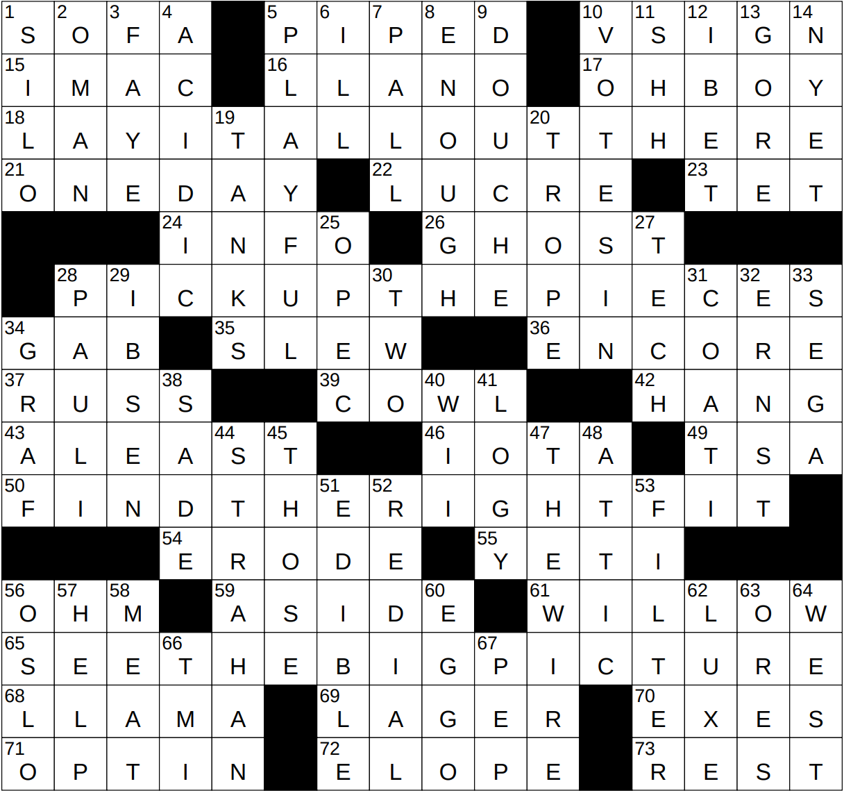 0518 22 NY Times Crossword 18 May 22 Wednesday NYXCrossword