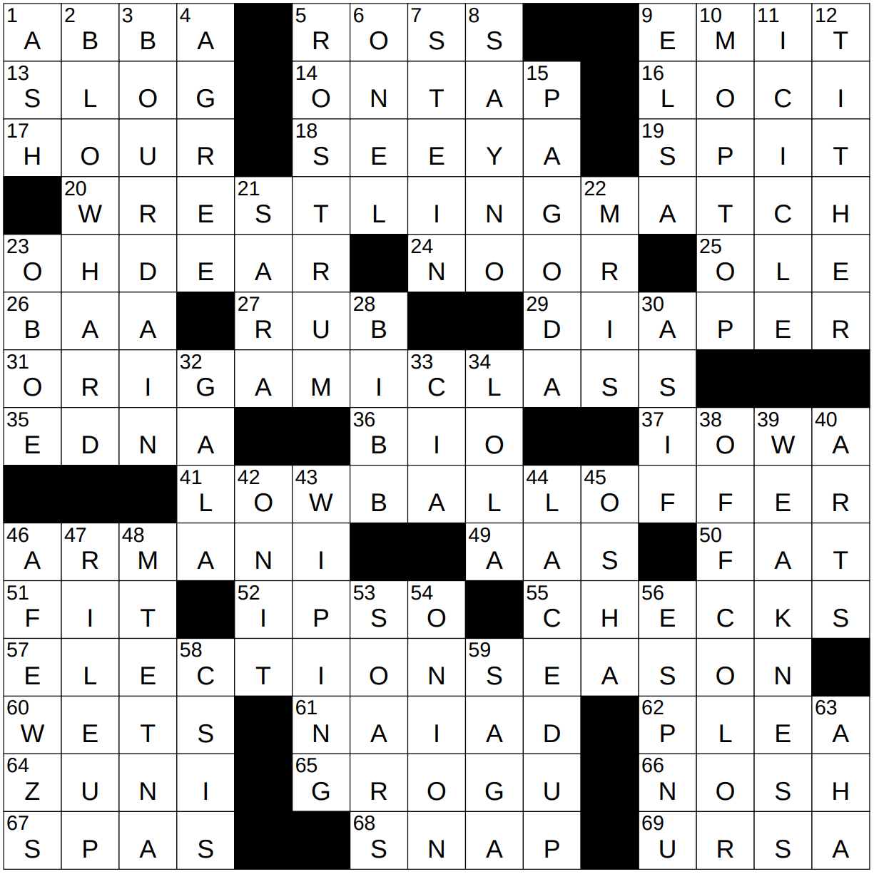 0526-22 NY Times Crossword 26 May Thursday -