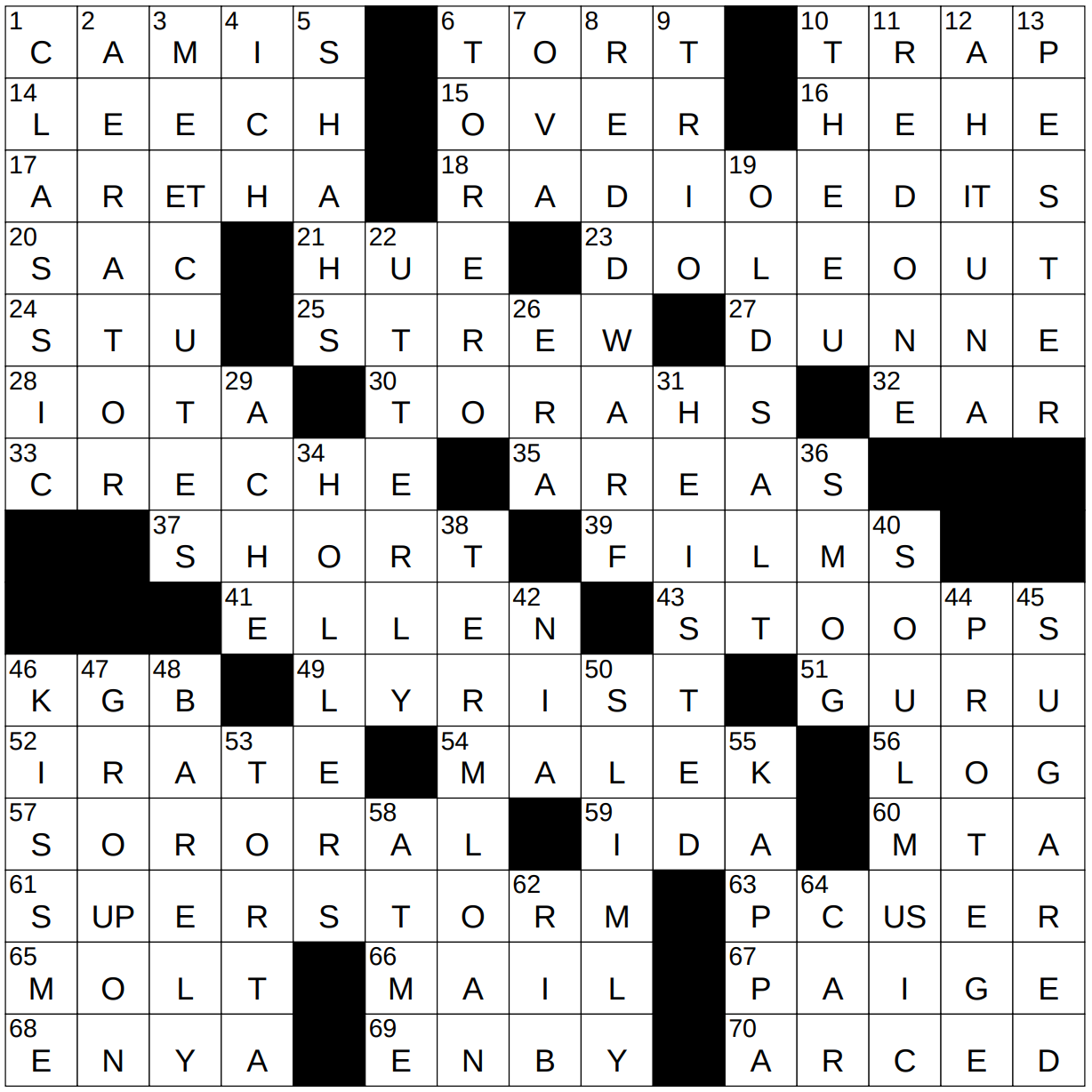 0609 22 NY Times Crossword 9 Jun 22 Thursday NYXCrossword com
