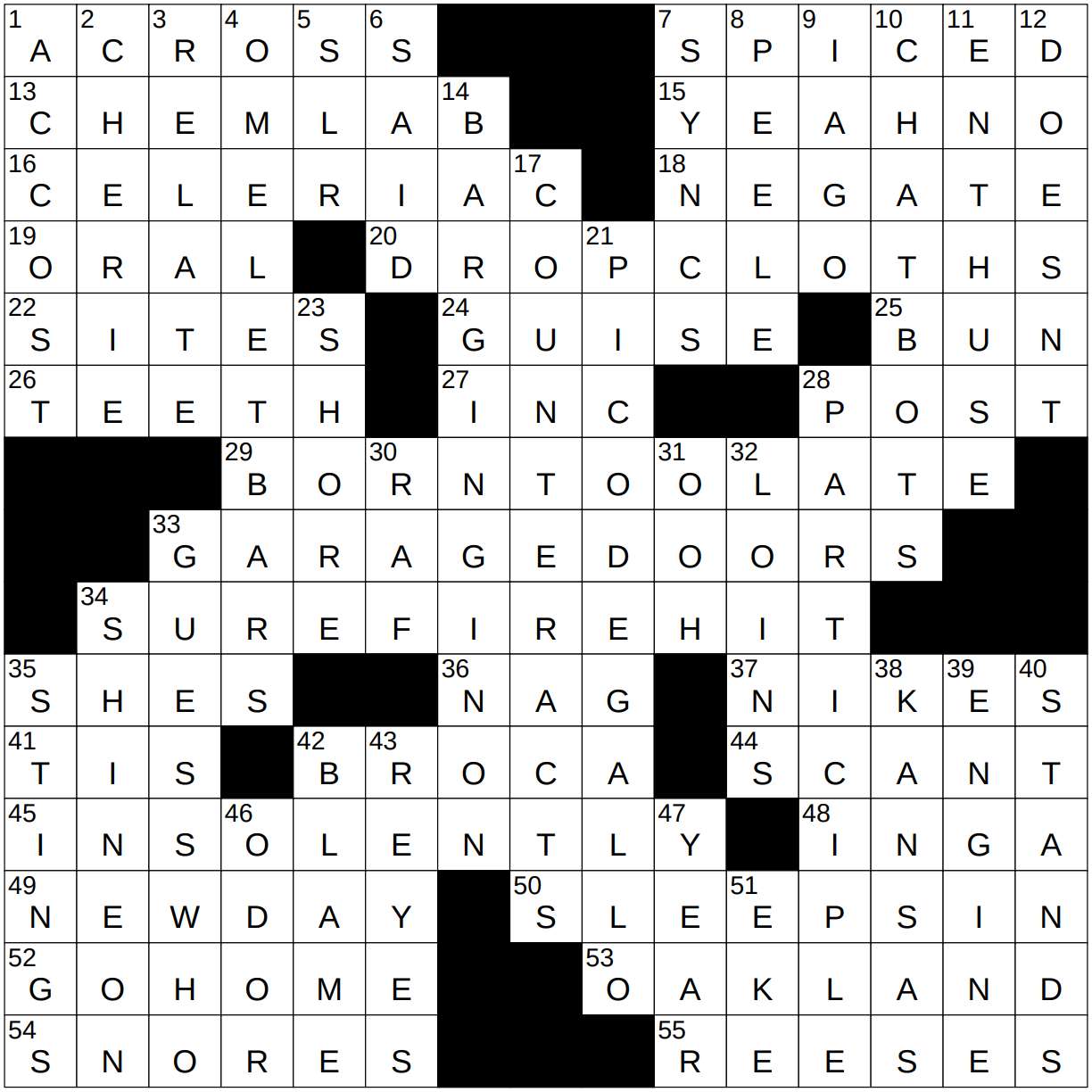 sort 49: ex-, non-, in-, fore- Crossword - WordMint