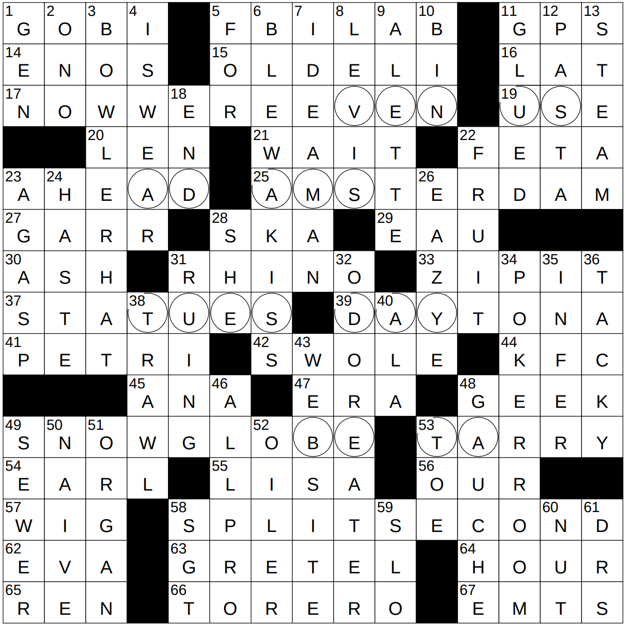 0621-22 NY Times Crossword 21 Jun 22, Tuesday 