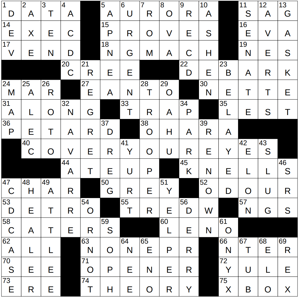 0630 22 NY Times Crossword 30 Jun 22 Thursday NYXCrossword com