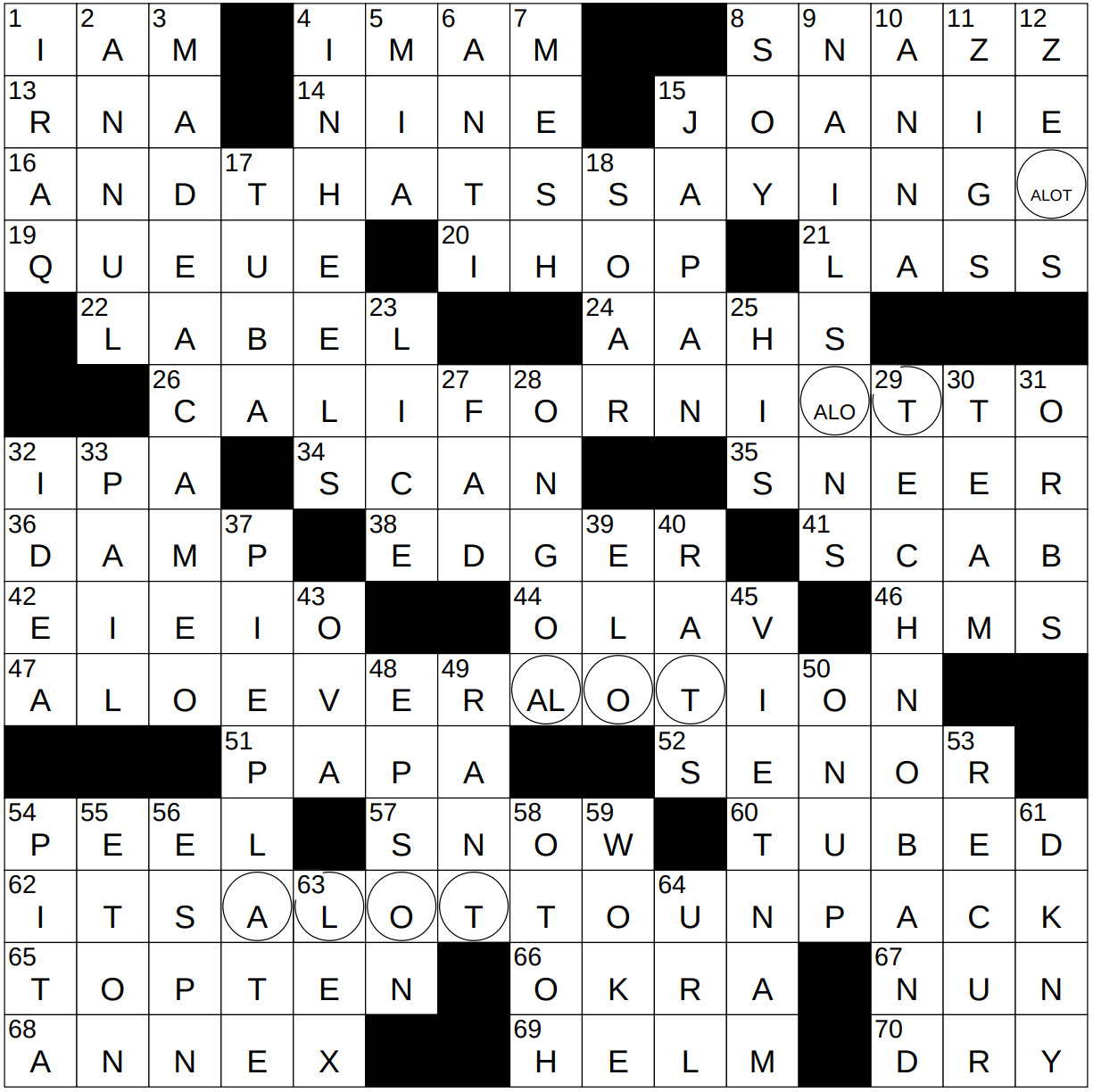 0929 22 NY Times Crossword 29 Sep 22 Thursday NYXCrossword com