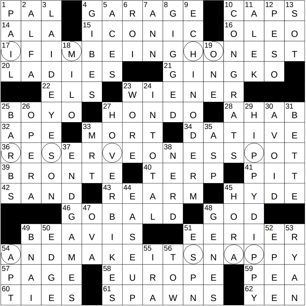 1018 22 NY Times Crossword 18 Oct 22 Tuesday NYXCrossword com