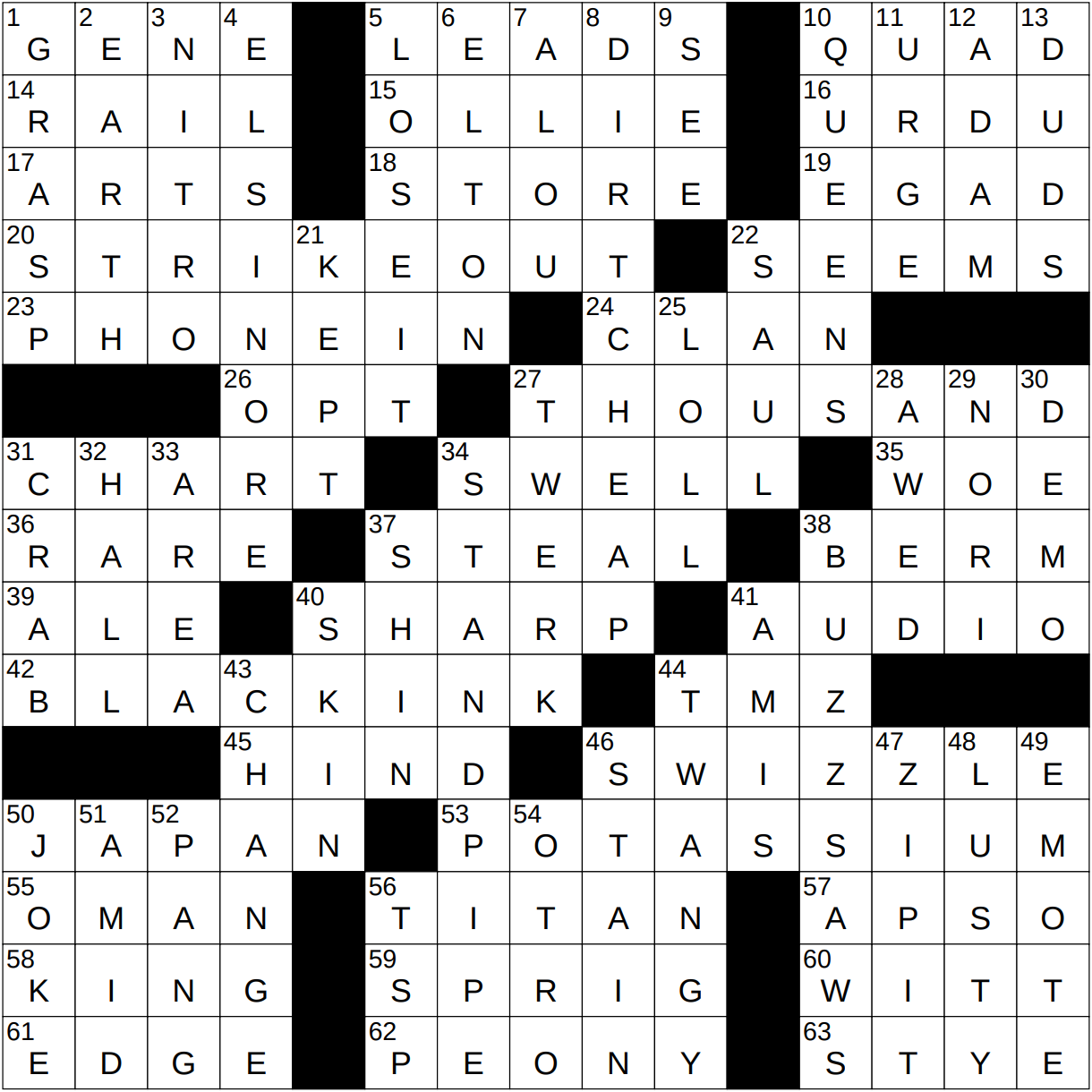 1130 22 NY Times Crossword 30 Nov 22 Wednesday NYXCrossword com