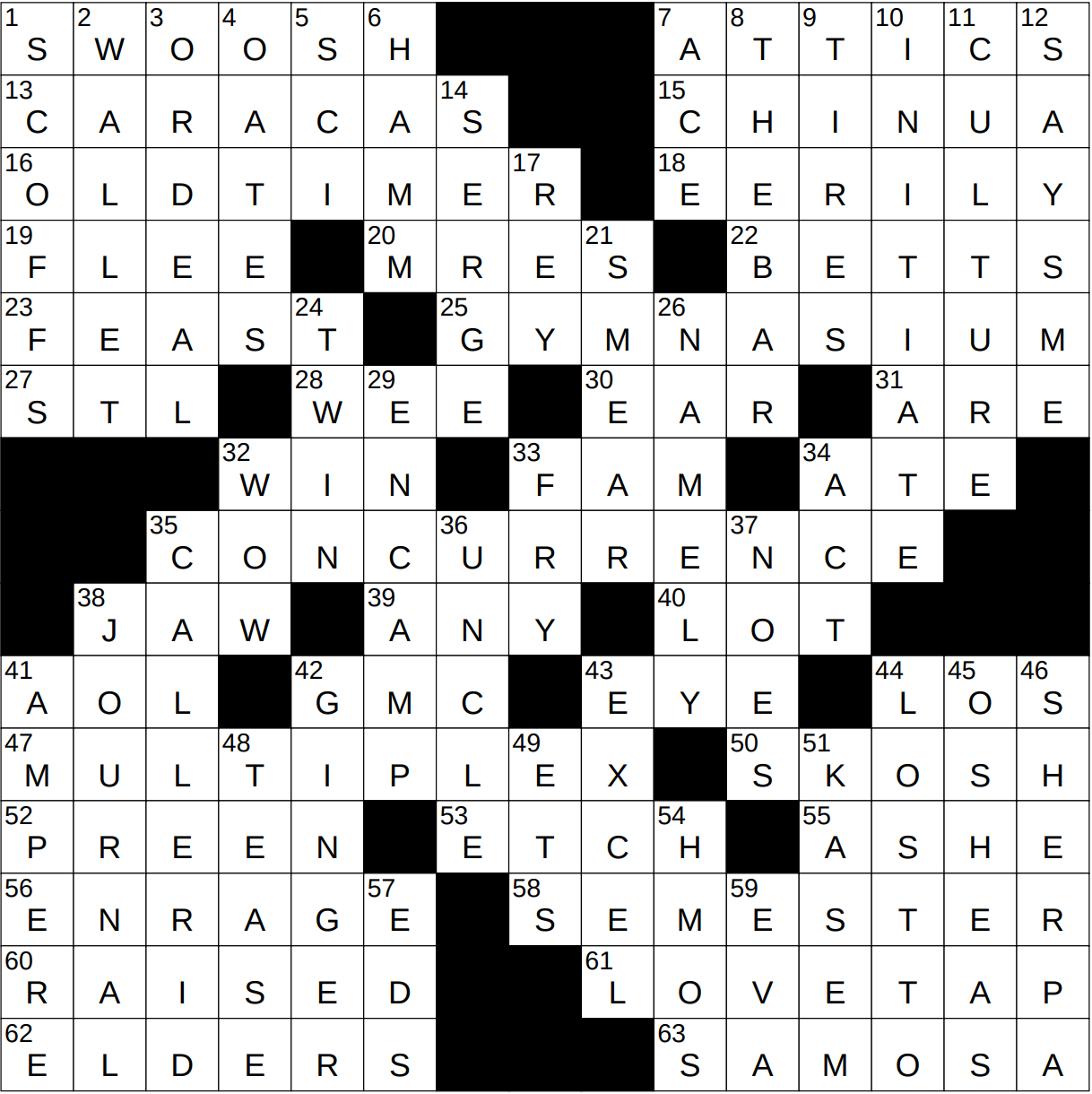 Против сканворд 7 букв. New York crossword.