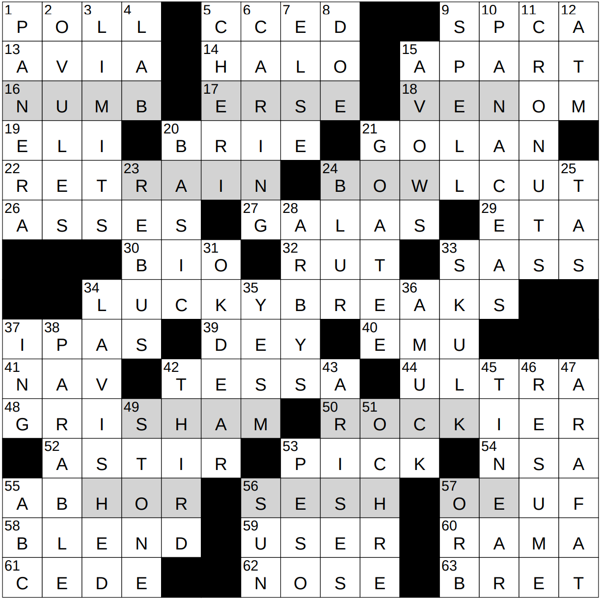NYT's The Mini crossword answers for December 14